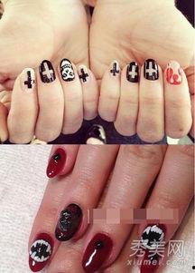 拼色美甲图片,演绎指尖艺术盛宴